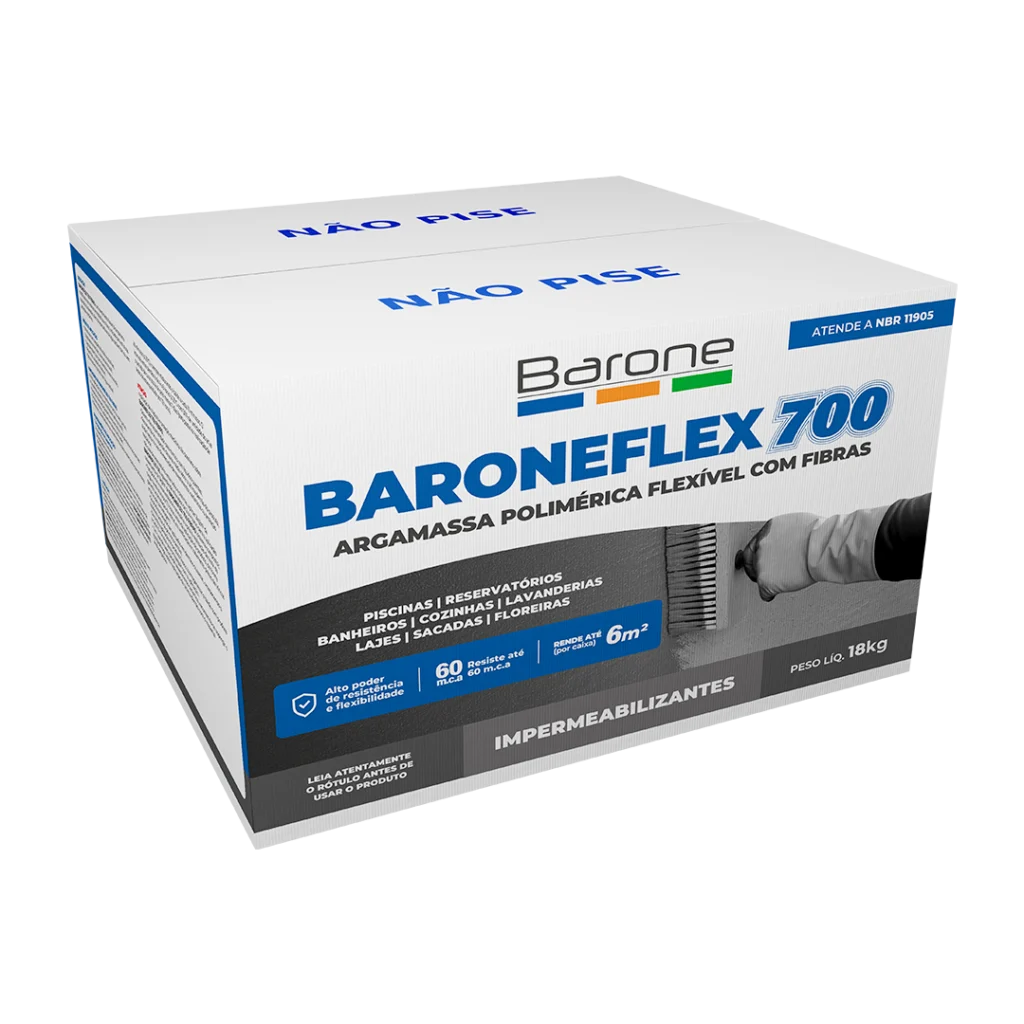 Baroneflex 700 Fibras impermeabilizante 18kg