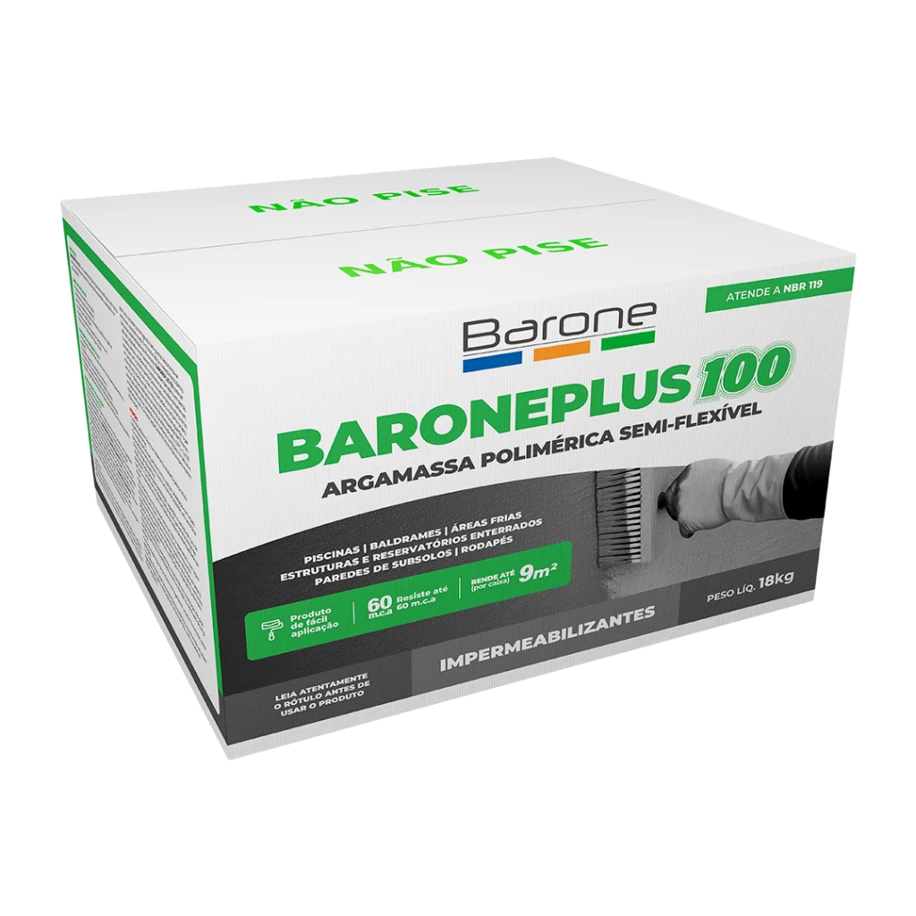 Baroneplus 100 argamassa impermeabilizante 18 kg Barone